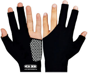 Nouveau design de gants de snooker unis à 3 doigts blancs, gants de sport de billard pour hommes - Product Image 5