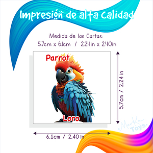Juego de Memoria Infantil Inglés Español 80 Cartas 40 Pares - Product Image 4