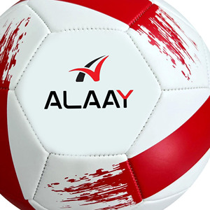 Alaay Ballon de football personnalisé taille 5 Fabrication professionnelle Ballon de football en cuir TPU souple cousu à la machine pour l'entraînement sportif - Product Image 2