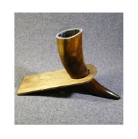 Corne à boire viking authentique en buffle, sculptée à la main, naturelle, gobelet traditionnel nordique, récipient pour hydromel, rustique, médiéval, artisanat brut