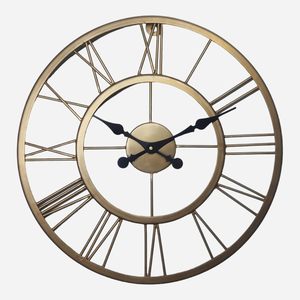 Bán buôn Nhà cung cấp Nhà sản xuất đồng thau bạc kim loại hải lý Roman kim loại đồng hồ treo tường xuất khẩu (Đồng thau nhỏ) - Product Image 4