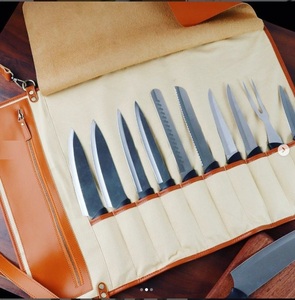 กระเป๋าเชฟหนังแท้ขนาดกะทัดรัดปรับแต่งได้เป็นมิตรต่อสิ่งแวดล้อมใช้ในครัวอเนกประสงค์ - Product Image 2