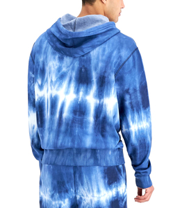 เสื้อฮู้ดมัดย้อมสำหรับผู้ชายโอเวอร์ไซซ์ผ้าคอตตอนผ้าเทอร์รี่พิมพ์ลาย DTG สำหรับฤดูหนาว - Product Image 2