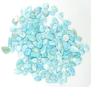 Cabochon de Larimar naturel de qualité supérieure pierres précieuses de haute qualité faites à la main pour faire des bijoux cadeau pour elle - Product Image 2