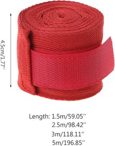 Bandages de boxe en coton pur de haute qualité, personnalisables en longueur, avec logo, best-seller - Product Image 4