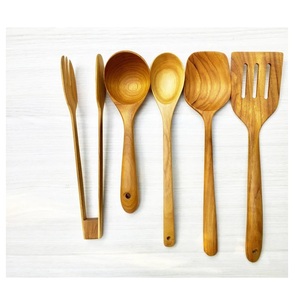 Juego de cubiertos de madera de alta gama: tenedores y cucharas ecológicos para catering, bodas y ocasiones especiales - Product Image 1