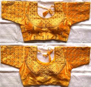 Beautiful Blouse With Handwork, <b>Thread</b> And Zari Work - Product Image 5