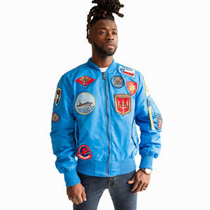 Veste de plein air chaude d'hiver en laine/polyester Letterman à la mode coupe-vent décontracté de haute qualité Stand personnalisé pour hommes - Product Image 6