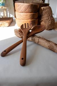 Cuillère en bois de qualité supérieure, best-seller, non toxique, outil de cuisine pour la maison, le restaurant, le mélange, le service, les tâches quotidiennes - Product Image 6