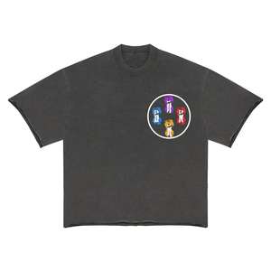 Vêtements d'été personnalisés Couleur grise DTG Imprimé de taille personnalisée Col ras du cou léger T-shirts tendance à la mode pour hommes - Product Image 2