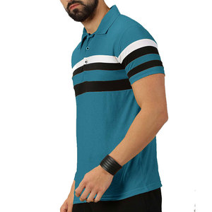 Fabricant en gros, prix raisonnable, t-shirts pour hommes, couleur personnalisée, uni, brodé, tricoté, manches courtes, séchage rapide - Product Image 4