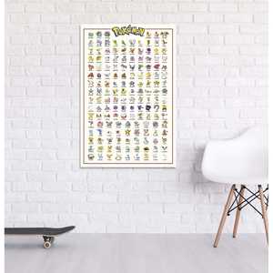 Affiches de personnages Pokémon Kanto de style moderne # 001-151) pour la décoration murale - Product Image 2
