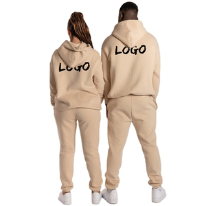 Personnalisation de survêtement et sweat-shirt unisexe avec capuche manches longues et cordons de serrage pour pantalon et sweat à capuche et logo brodé 2025 - Product Image 1