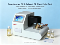 Analyseur de point d'éclair en cuve fermée Pensky-Martens automatique U-THERM ASTM D93 ISO 2592 Appareil de test de point d'éclair du pétrole
