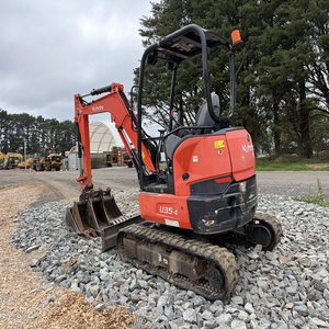 Mini-excavatrice U35-4, poids opérationnel de 8 000 lb, moteur de 23,9 ch, pompe, excavatrice sur chenilles, haute efficacité, puissante - Product Image 5