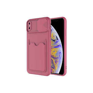 เน็ตซี่ ซาฟา คาร์ติกซ์เคสซิลิโคนสีม่วงเข้มสำหรับไอโฟน XS แม็กซ์ 6.5 และ 7 พลัสพร้อมโลโก้ฝาครอบโทรศัพท์มือถือ - Product Image 1