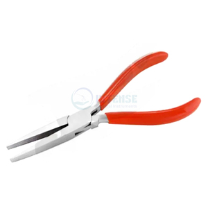 Wholesale Professional INTENSE ERGONOMIC <b>BENT</b> CHAIN <b>NOSE</b> <b>PLIERS</b> 115MM Jewelry Making Tool Steel for Wire Bending Beading DIY - Product Image 5