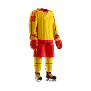 Tenue de sport populaire, légère et écologique pour le hockey sur glace, fabriquée au Pakistan, avec un design personnalisé, style ensemble 100% - Product Image 3