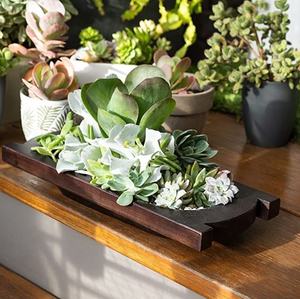 โรงงานขายส่ง UPOD ที่ใส่เทียนหอมทรงสี่เหลี่ยมหรูหรา ทำจากไม้วอลนัทโบราณแกะสลักด้วยมือ 100% ไม้มะม่วงธรรมชาติ คุณภาพพรีเมียม - Product Image 2