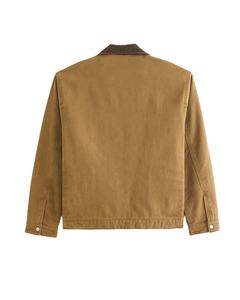 Logotipo personalizado desgastado de lona de alta resistencia Formal primavera trabajador Detroit chaqueta con bordado frontal para hombre - Product Image 6