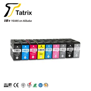 خرطوشة حبر طابعة ملونة متوافقة مع Epson P808 من Tatrix T8511 T8512 T8513 T8514 T8515 T8516 T8517 T8518 T8519