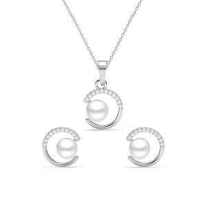 Juegos de Joyería Fina de Plata de Ley 925 Premium, Compre en Línea Elegantes Pendientes Colgantes - Product Image 1