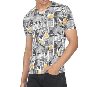 Camiseta deportiva en blanco con sublimación para hombre, camiseta con impresión personalizada, venta al por mayor, poliéster, ajuste ajustado, venta al por mayor - Product Image 1
