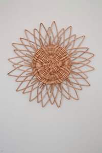 Assiette de présentation en rotin naturel de haute qualité, faite à la main, pour la décoration de mariage, le dîner en famille, assiette de présentation en bambou provenant d'un grossiste indien - Product Image 3