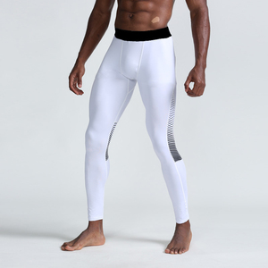 กางเกงรัดรูปผ้ายืดหยุ่นสูงสำหรับผู้ชาย, กางเกงออกกำลังกายแห้งเร็วระบายอากาศมีกระเป๋ากีฬาสำหรับวิ่งและฝึกซ้อม - Product Image 3