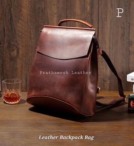 Mochila de cuero de alta calidad, segura, espaciosa, precio al por mayor, negocio clásico hecho a mano, fábrica, descuento directo a granel 2025 - Product Image 3