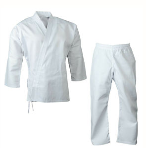 ชุดคาราเต้ผ้าฝ้าย100% สำหรับผู้ชายและผู้หญิงชุดคาราเต้คอตตอนดีไซน์โลโก้จากปากีสถาน - Product Image 6