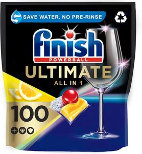 Tablettes lave-vaisselle Finish Quantum Ultimate parfum citron, 100 unités - Product Image 1