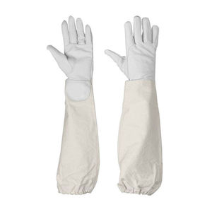 Gants d'apiculture à manchette élastique de haute qualité avec manches longues en toile ventilées en cuir ignifuge en gros à prix raisonnable - Product Image 5