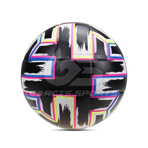 Balón de fútbol promocional de tacto suave disponible en varios colores para escuelas, universidades, balón de fútbol cosido a mano de PU Premium - Product Image 1