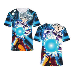 T-shirt 2023 a manica corta con stampa demone giapponese <span class=keywords><strong>Anime</strong></span> con stampa 3d t-shirt estiva da uomo - Product Image 6