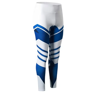 Vente en gros de pantalons de yoga taille haute avec motif de dessin animé 3D pour femmes, leggings de sport - Product Image 4