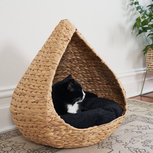 Meubles d'intérieur pour animaux de compagnie pour chats Jacinthe Coton Lit à gratter Arbre Maison Tente tissée Forme Chat Playhouse - Product Image 5