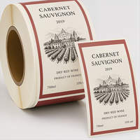 Umweltfreundliche Aufkleber-Etiketten Produktetiketten Kundenspezifische Aufkleber-Etiketten aus Papiermaterialien und mit Individueller Bedruckung