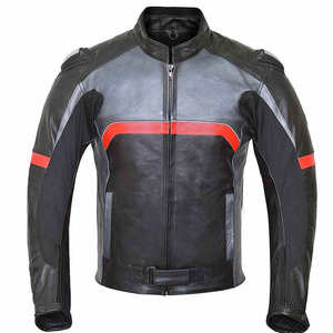 New Design Factory Price Men Motorbike Jacket Price Men Motorcycle Leather Jacket <b>for</b> <b>Sale</b> - Product Image 1