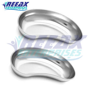 Reeax ถาดรองไตทำจากสแตนเลส2คู่เครื่องมือผ่าตัดเครื่องมือกลวง - Product Image 5
