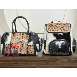 Đa Chức Năng Tay Công Cụ Da Bò Da Carry-On Du Lịch Túi Du Lịch Túi & Tã Ba Lô Phù Hợp Với 2-Mảnh Hành Lý Thiết Lập Cho Unisex - Product Image 1