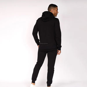 Conjunto Deportivo Informal de Invierno para Hombre, Sudadera y Pantalones Deportivos con Logotipo Personalizado, Felpa Estampada, Tallas Grandes - Product Image 2