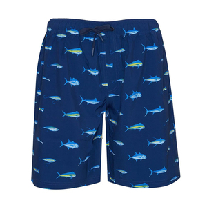 Shorts de bain personnalisés de haute qualité, shorts de plage en spandex/polyester, shorts de bain imperméables, shorts de pêche pour hommes - Product Image 1
