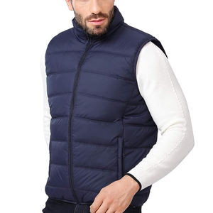 Chaqueta Acolchada Sin Mangas para Hombre de Talla Grande con Logotipo Personalizado de Alta Calidad, Nuevo Diseño de Chaquetas Acolchadas para Hombre en Venta - Product Image 2