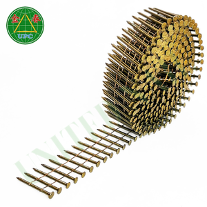 Clavos de bobina de 1-3/4 "con tipo de vástago liso con estilo de cabeza redonda para fabricación de palés de Vietnam con precio de fábrica - Product Image 4