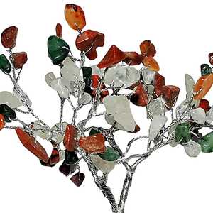 Prix de gros Incroyable 7 Chakra 60 Perles Feng Shui Arbre de Pierres Précieuses pour Figurine Décoration et Guérison Acheter pour l'Inde - Product Image 4