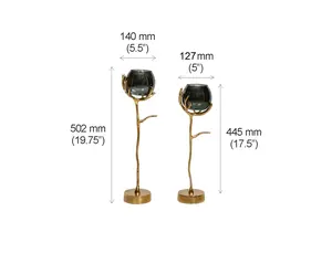 Bougeoirs Dîner romantique Décoration de la maison Bougeoir Chandelier Cadeaux de mariage Fabricant en gros Fournisseur - Product Image 1