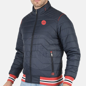 Blouson d'hiver matelassé pour homme grande taille 2025 avec col montant et logo personnalisable, haute qualité, écologique et respirant - Product Image 3