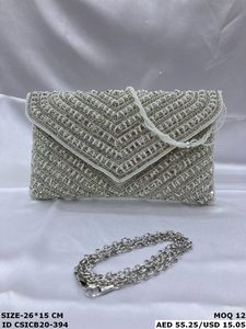 Diseñador hecho a mano piedra embrague elegante piedra tachonado bolso de noche para mujer fiesta embrague - Product Image 6