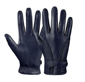 Gants de luxe pour hommes/Gants d'hiver en cuir de mouton chaud à écran tactile/du Pakistan - Product Image 5